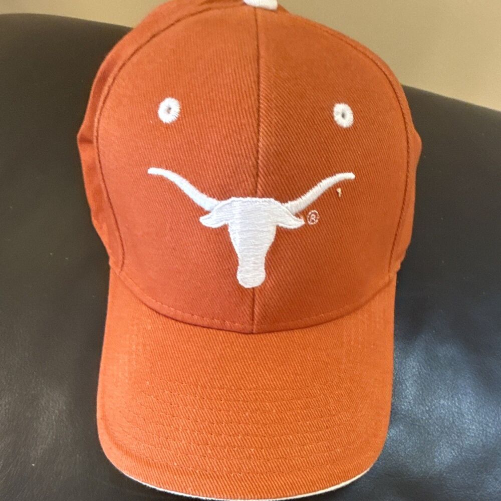 as Longhorns Hat NCAA Burnt Orange Adjustable Strapback Cap Signatures